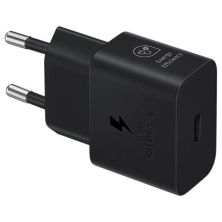 Cargador de Pared SAMSUNG EP-T2510NBEGEU - 25W · USB Tipo C · Negro