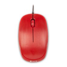Ratón con Cable NGS FLAMERED - USB · 1000DPI · Rojo