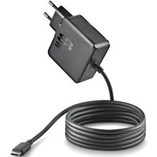 Cargador para Portátil NGS GAN65W-C - 65W GaN · USB Tipo C · 1.5m · Negro