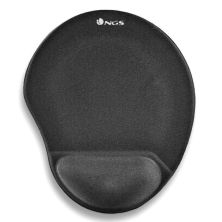 Alfombrilla Ergónomica NGS Kilim Gel - 250x215x25mm · Antideslizante · Negro