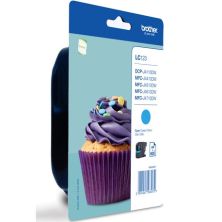 Cartucho Original BROTHER LC123 Cian - LC123CBP