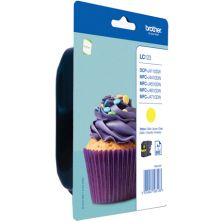 Cartucho Original BROTHER LC123 Amarillo - LC123YBP