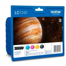 Cartucho Original BROTHER PACK BK+C+M+Y - LC1240VALBP