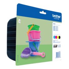 Pack Cartucho Original BROTHER LC221 BK+C+M+Y - LC221VALBP