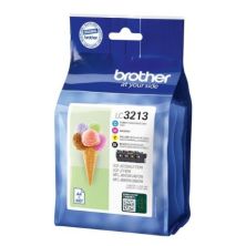 Pack Cartucho Original BROTHER LC3213 BK+C+M+Y - LC3213VAL