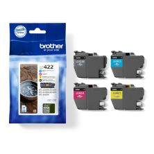 Pack Cartuchos Originales BROTHER LC422 BK+C+M+Y - LC422VAL