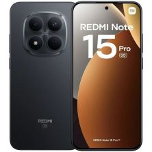 Smartphone XIAOMI Redmi Note 15 Pro MZB0M1GEU - 5G · Dimensity 7400-Ultra · 6.83" AMOLED · 12GB · 512GB · HyperOS 2 · Negro