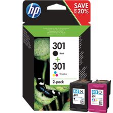 Cartucho Original HP 301 BK+C+M+Y - N9J72AE/J3M81AE
