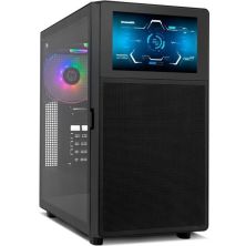 Caja Semitorre NOX Hummer Bios - ATX · Micro-ATX · Mini ITX · 2x3.5" · 3x2.5" · USB 3.2 · Negro