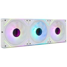Pack 3 Ventilador PC Suplementario NOX Hummer Pro Link - ARGB · Blanco