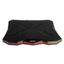 Soporte para Portátil NOX Hummer Pro Stand - 17,3" · Ventilador · RGB · 2xUSB