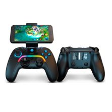 Mando Gamepad KROM Kayros - USB Tipo C · PC · Switch · Android · iOS · LED · Negro