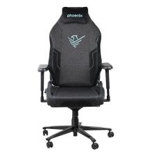 Silla Gaming PHOENIX Monarch - Diseño Ergonómico · Tela · Talla XL · Negro