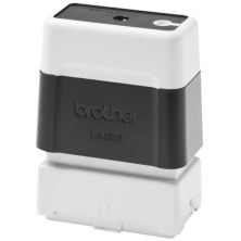 Pack 6 Sellos Original BROTHER 14 x 38 mm Negro - PR1438B6P