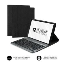 Funda con Teclado SUBBLIM KeyTab Pro SUBKT3-BTS055 - Samsung Galaxy A8 X200/205 · Negro