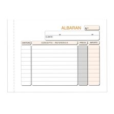 Talonario de Albaranes OCTAVO T-123 - 21x15cm · Duplicado de Autocopia