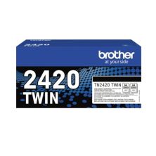 Pack 2 de Toner Original BROTHER TN2420 Negro - TN2420TWIN