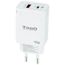 Cargador de Pared TOOQ TQWC-GANQCPD45WT - 45W GaN · 1.2A · USB · USB Tipo C