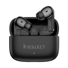 Auriculares Inalámbricos KIESLECT Earbuds Ajustable YFT2172EU - BT · Microfono · Estuche de Carga · APP Traductor IA · Negro