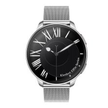 Smartwatch KIESLECT Elfin-World's Thinnest Women's - 1.32" AMOLED · Bat. 280mAh · GPS · Metal Gris/Silicona Lila